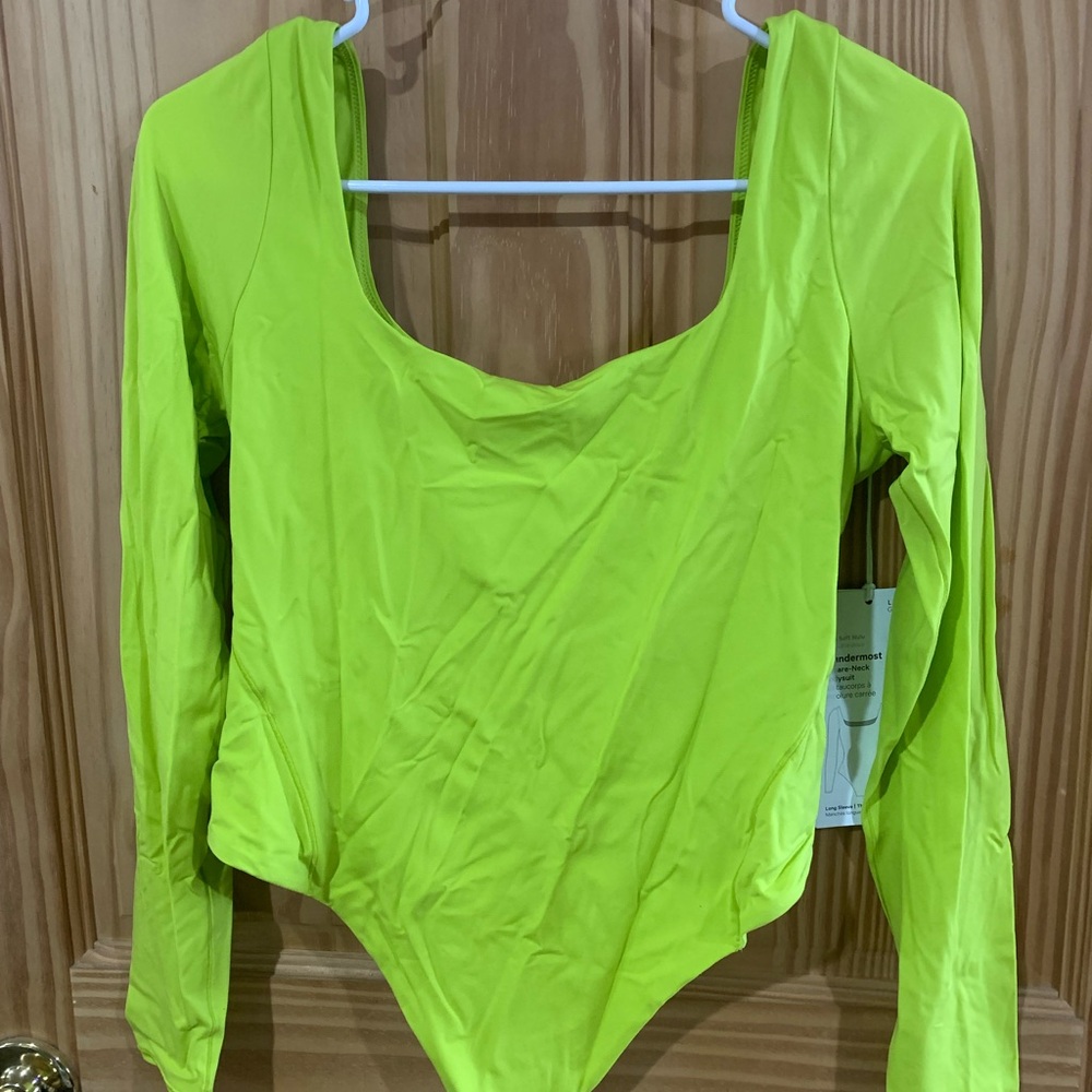 Lululemon Wundermost Square-Neck Bodysuit